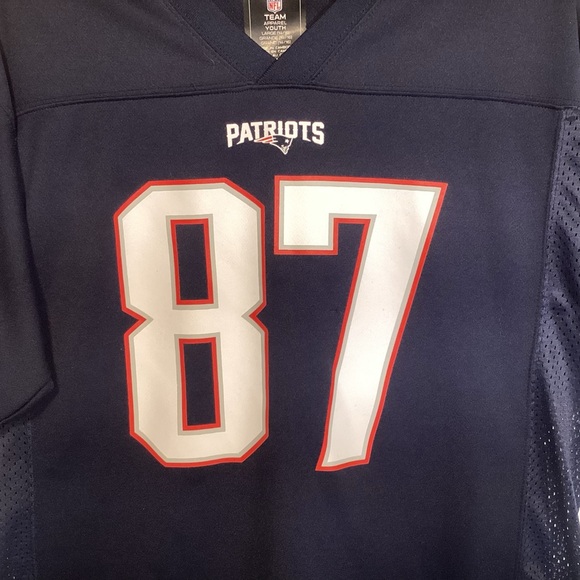 New England Patriots Rob Gronkowski Jersey NFL Youth boys size Large - Picture 4 of 12